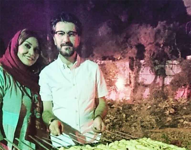 تعطیلات تابستانی امیرحسین مدرس به همراه همسرش + عکس