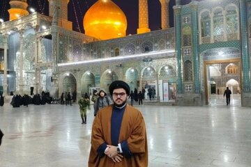  فرزند سیدحسن نصرالله امروز در بیت رهبری بود+ عکس
