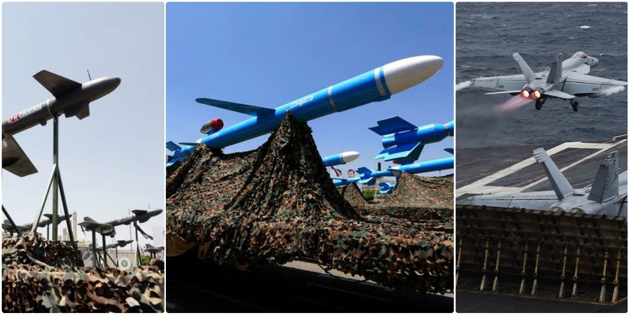 خوش‌آمدگویی ارتش یمن به ناوگروه ضربتی آمریکا با ۲۵ فروند موشک کروز