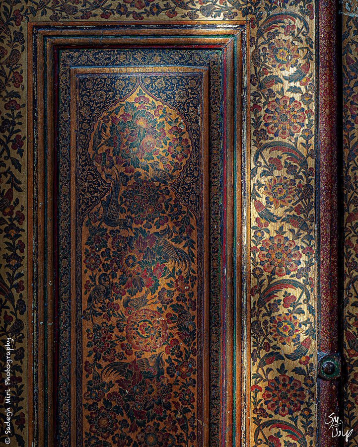 تصویری ناب از تزئینات خانه‌ نصیرالملک شیراز