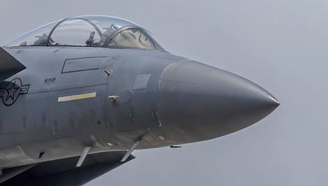 تصاویری جالب از اوج گیری جنگنده F-15E که توسط یک عکاس حرفه ای ثبت شد