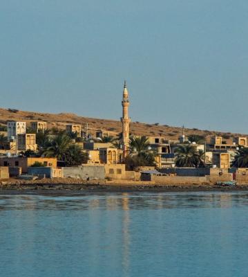 بندرتاریخی لافت در این روزهای زمستانی