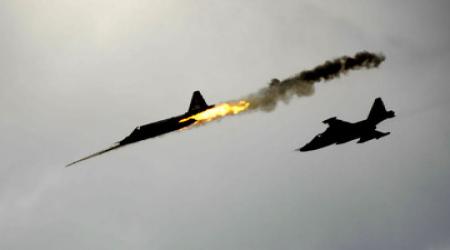 سوخو Su-25 در یک عملیات دیده شد+ عکس