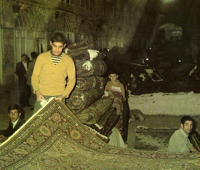 بازار مظفریه تبریز در دهه ۵۰ خورشیدی