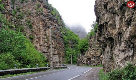 جاده چالوس را این کارگران ساختند 