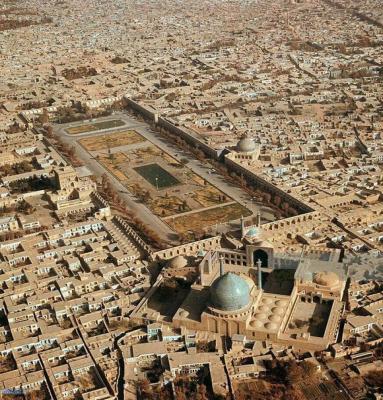 میدان نقش جهان اصفهان از فراز آسمان‌ها+عکس