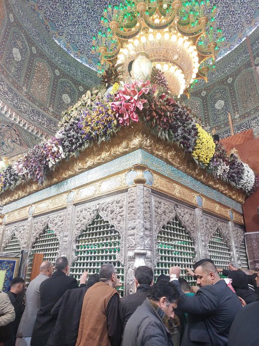 حرم مطهر عسکریین در آستانه میلاد امام زمان (عج)
