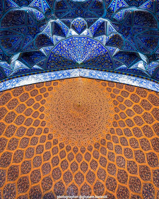 شکوه معماری مسجد شیخ لطف الله اصفهان 