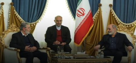 دیدار دبیر کل جنبش جهاد اسلامی فلسطین با دبیر شورای عالی امنیت ملی