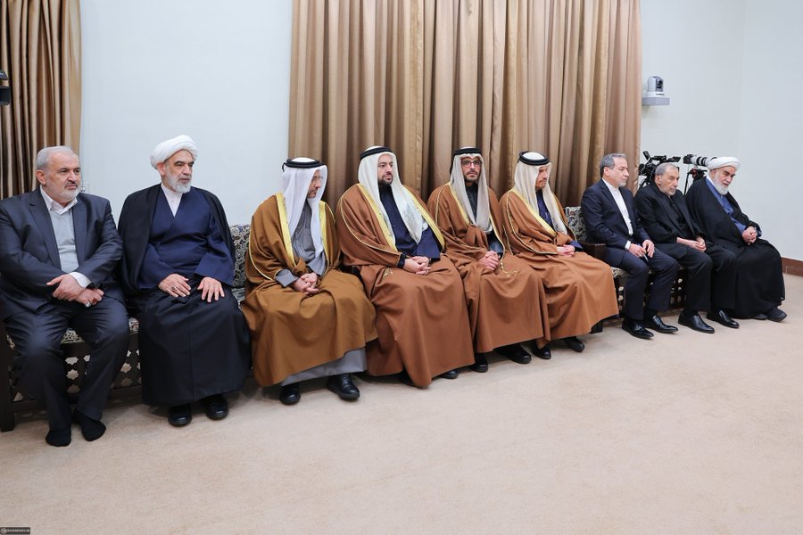 عکس نکته دار از دیدار امروز امیر قطر در تهران