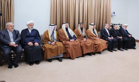 عکس نکته دار از دیدار امروز امیر قطر در تهران