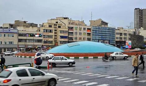  تصویری هوایی و کمتر دیده شده از میدان انقلاب در دهه 20؛ وقتی اطرافش زمین خالی بود