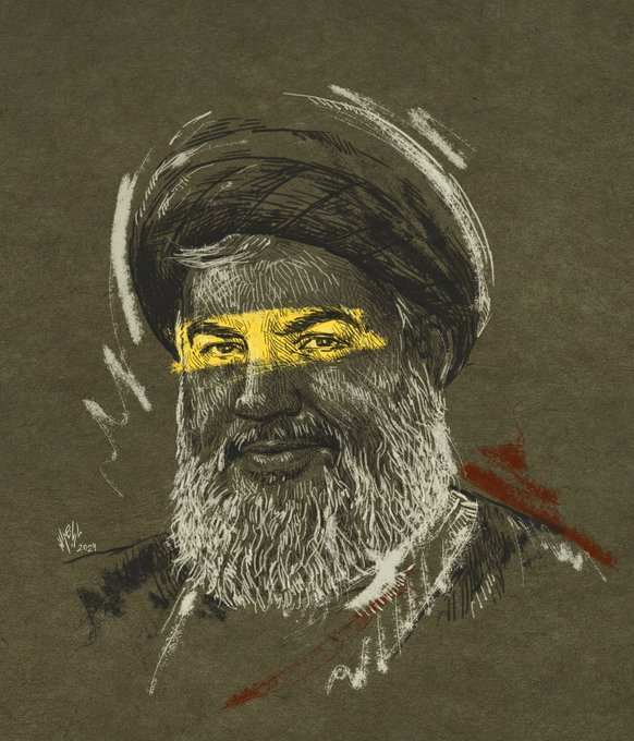 تصویر معنادار از شهید سید حسن نصرالله