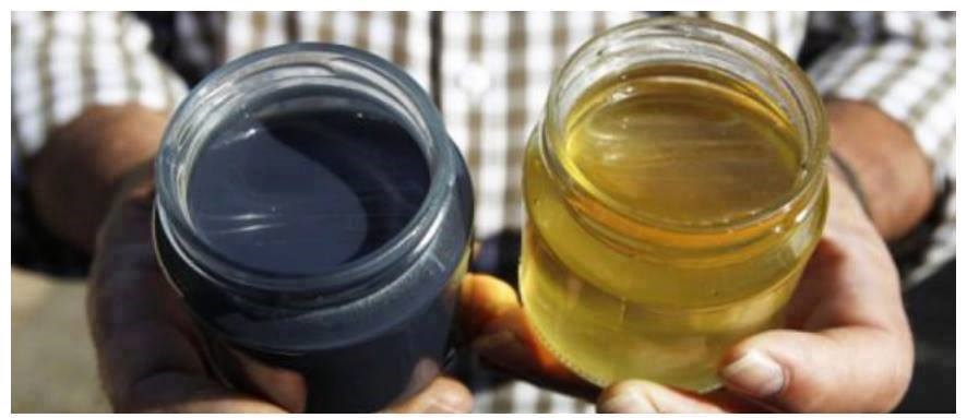 عسل آبی رنگ به بازار آمد 