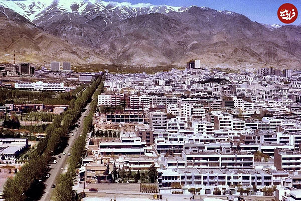 شکل و شمایل خیابان ولیعصر در سال ۵۶ 