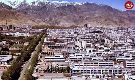 شکل و شمایل خیابان ولیعصر در سال ۵۶ 