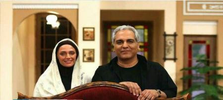 خانم بازیگر مهمان امشب مهران مدیری شد + عکس