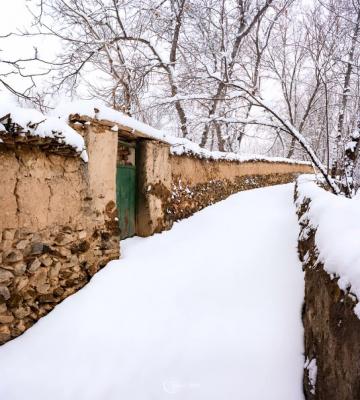 زمستان خوانسار و کوچه‌های پر از برف‌اش