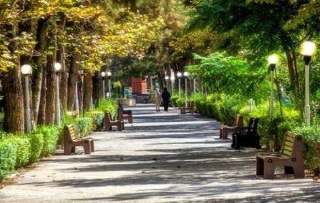 عکسی جالب و دیدنی از پارک لاله زمانی که تازه درختانش را کاشتند