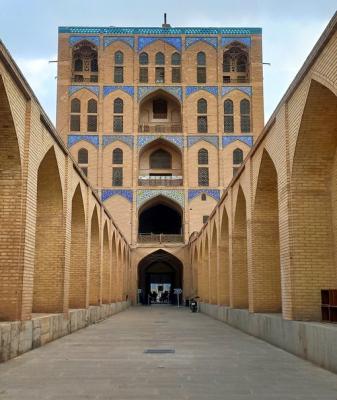 کاخ عالی‌قاپوی اصفهان از نمایی متفاوت