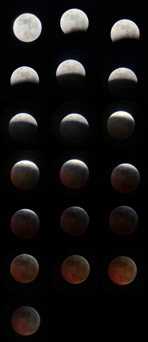 تصویر متفاوت از ماه‌گرفتگی دیشب