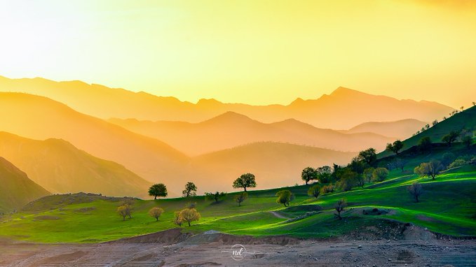 طلوعی زیبا در منطقه زراس خوزستان