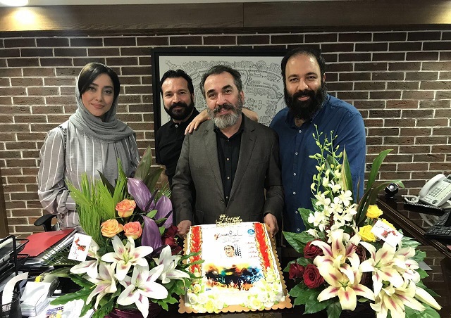 عکس/ جشن تولد سیامک انصاری با حضور بازیگران
