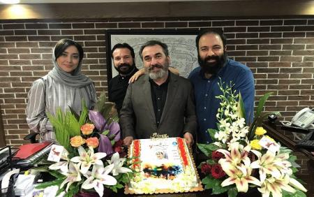 عکس/ جشن تولد سیامک انصاری با حضور بازیگران