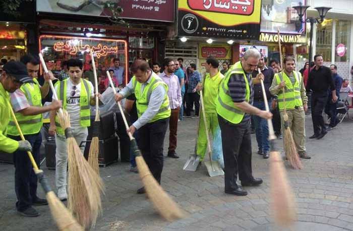 رفتگری جواد خیابانی در تبریز! + عکس