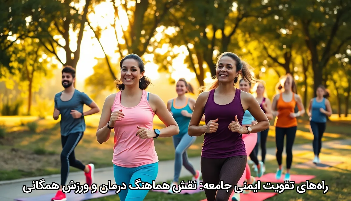 راه‌های تقویت ایمنی جامعه: نقش هماهنگ درمان و ورزش همگانی