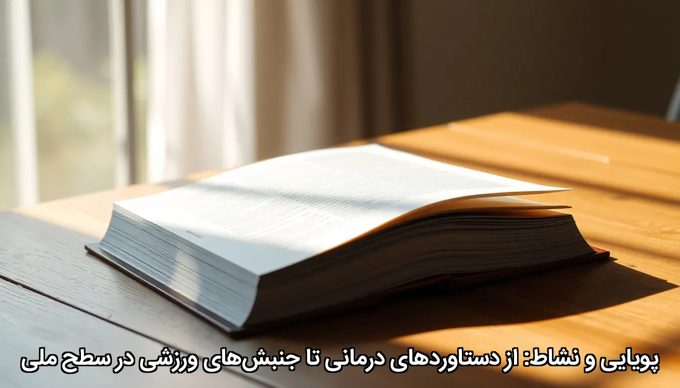 پویایی و نشاط: از دستاوردهای درمانی تا جنبش‌های ورزشی در سطح ملی
