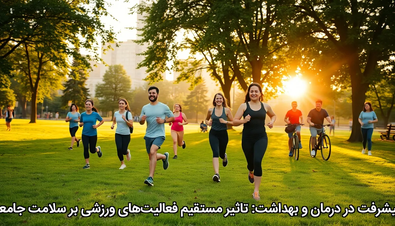 پیشرفت در درمان و بهداشت: تاثیر مستقیم فعالیت‌های ورزشی بر سلامت جامعه