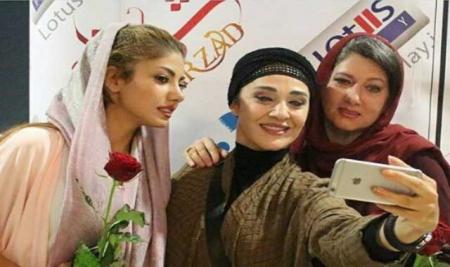 تیپ متفاوت رویا نونهالی بدون روسری در یک مراسم! + عکس