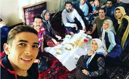  عکسی که یک پرسپولیسی از شغل جدیدش منتشر کرد