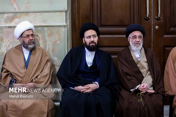 مراسم تشییع برادر آیت الله سیستانی در قم+ تصاویر