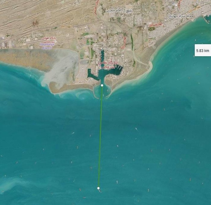 تصویر/ مستقر شدن پهپادبر شهید باقری در جنوب بندرعباس