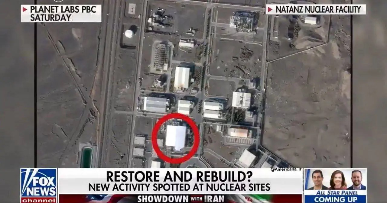 تصاویر ماهواره‌ای از بازسازی برخی تاسیسات اتمی ایران+ عکس