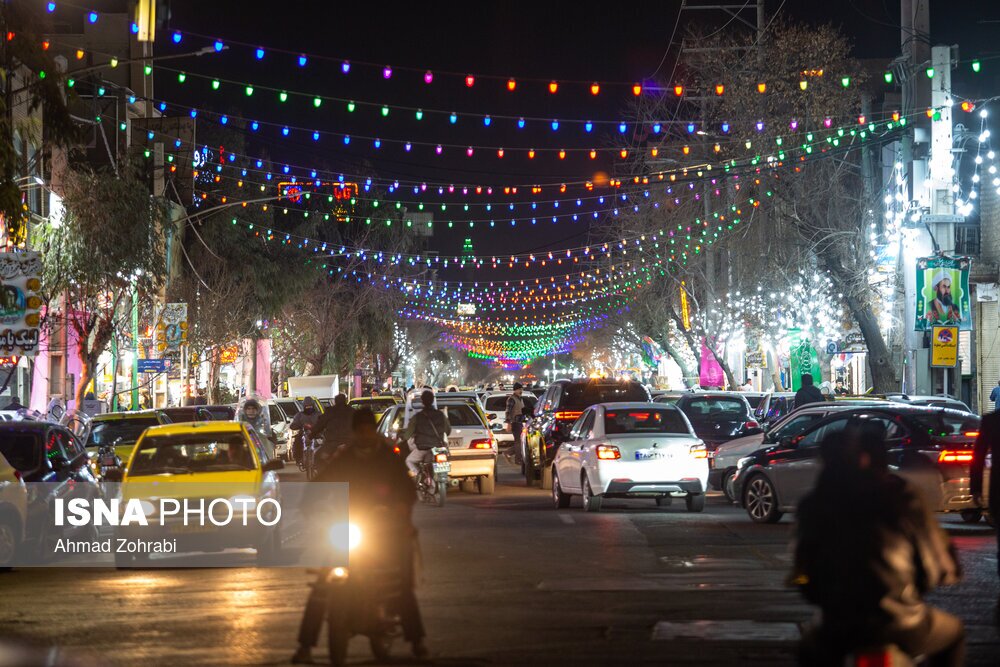 عکس/ حال و هوای شهر قم در آستانه نیمه شعبان