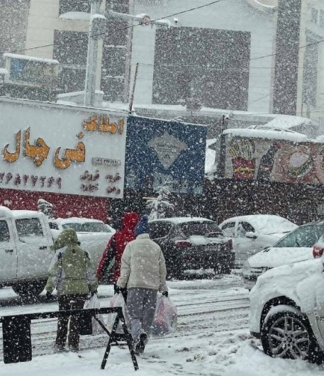 بارش شدید برف در شمشک عصر امروز