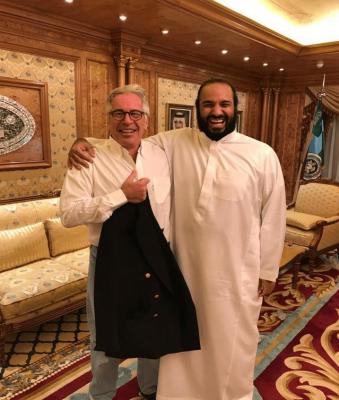 تصویری از اپستین و محمد بن سلمان که پربازدید شد