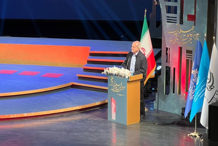 تصویر/حضور سرزده رئیس‌جمهور در اختتامیه جشنواره فیلم فجر