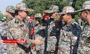 عکس/بازدید امیر سرتیپ الهامی از سایت‌های عملیاتی و مواضع پدافندی شمال ایران