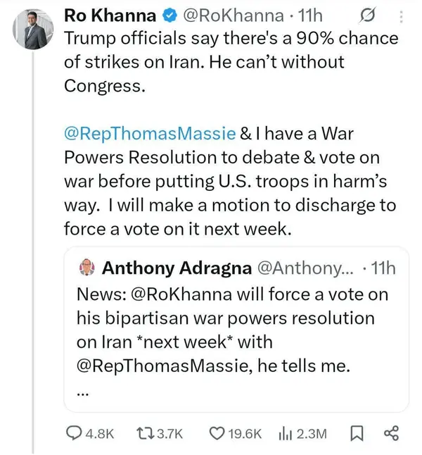 کنگره آمریکا آماده تصمیم‌گیری درباره حمله نظامی به ایران