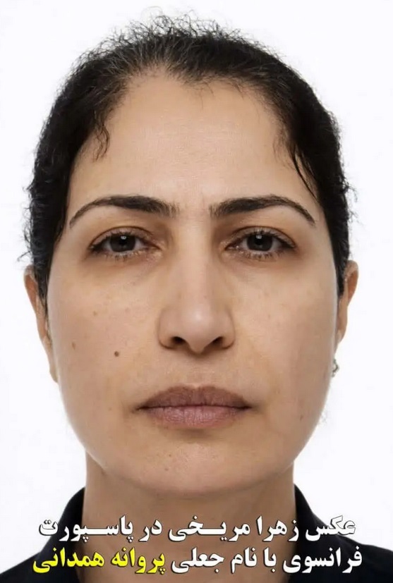 عکس پاسپورت جعلی مریم رجوی لو رفت