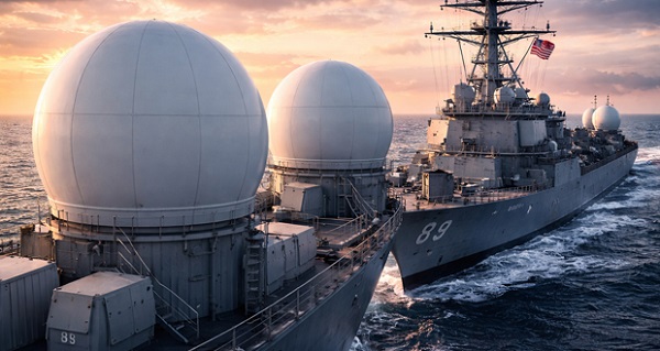 گنبدهای سفید بزرگ روی برخی کشتی‌های نیروی دریایی آمریکا چه کاربردی دارند؟+ تصاویر