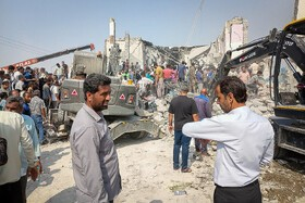 تجاوز هوایی امریکا و رژیم صهیونیستی به ایران - میناب+ عکس