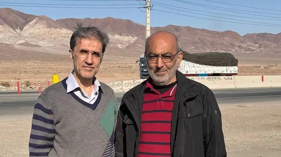 علی شکوری راد و حسین کروبی پس از آزادی+ عکس