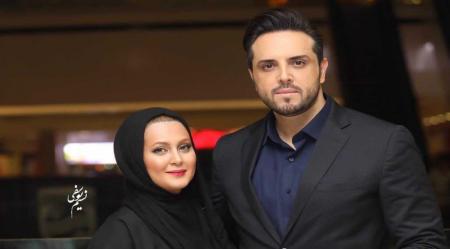 تیپ متفاوت مجری معروف تلویزیون به همراه همسرش + عکس