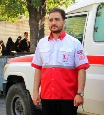 شهادت امدادگر جمعیت هلال احمر صبح امروز در حمله آمریکایی- صهیونی به حسینیه اعظم زنجان+ عکس