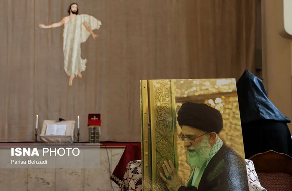 مراسم چهلم رهبر شهید انقلاب در کلیسای سرکیس مقدس 